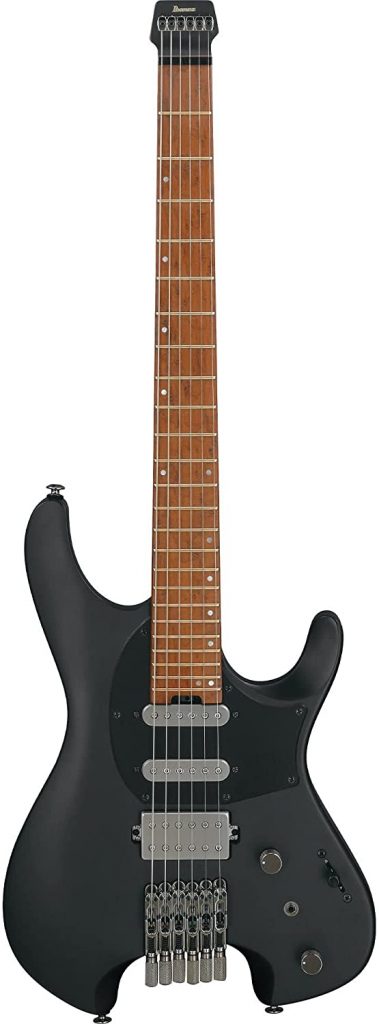 Ibanez Q54 Q Standard Headless Electric Guitar, Black Flat w/Gig Bag