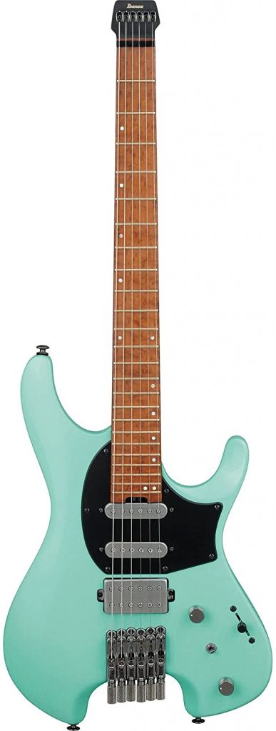 Ibanez Q54 Q Standard Headless Electric Guitar, Sea Foam Green Matte w/Gig Bag
