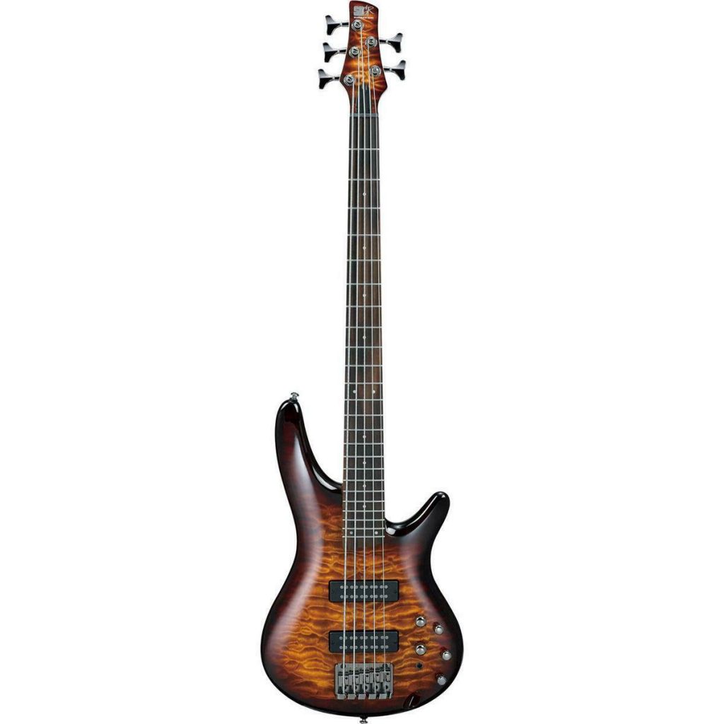 Ibanez SR405EQM-DEB 5 String Right Handed Electric Bass Guitar-Dragon Eye Burst