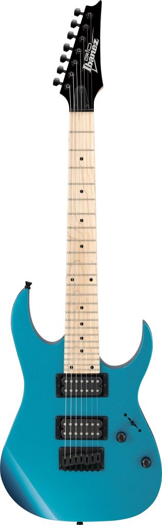 Ibanez GRG7221M GRG Series 7-String Electric Guitar Metallic Light Blue