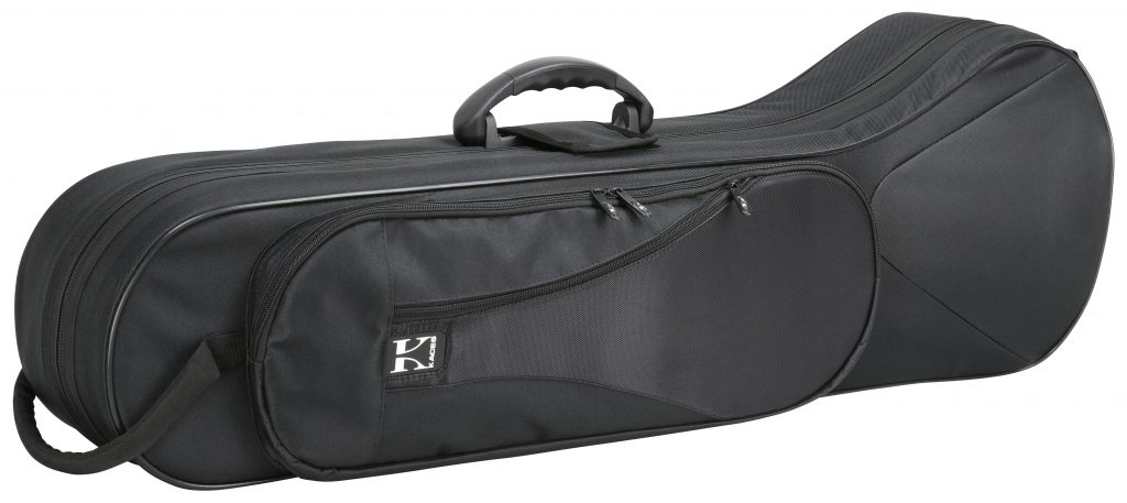 Kaces KBO-TBBK Lightweight Hardshell Trombone Case, Black