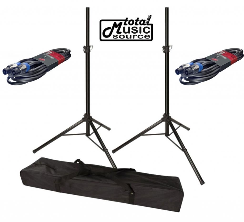 Strukture Promo Speaker Stands  w/ Nylon Carry Bag and Cables