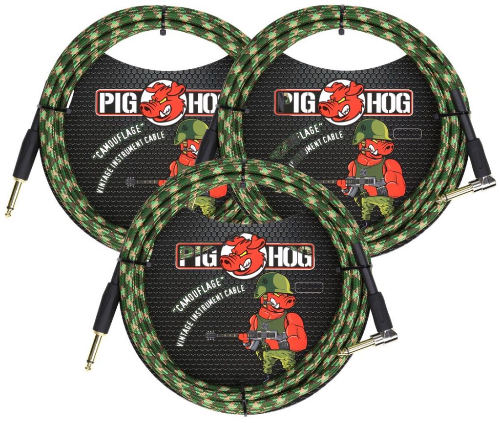 3 Pack Pig Hog Instrument Cable 