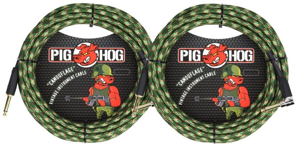 2 Pack Pig Hog Instrument Cable 