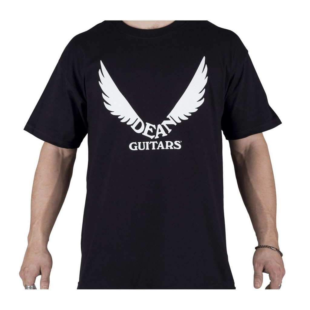 Dean Guitars Wings T-Shirt, Black, Large