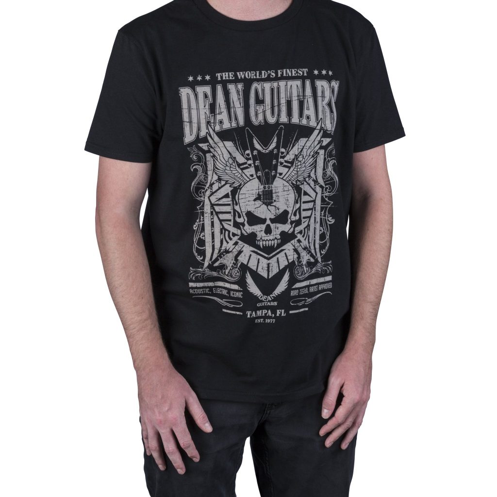 Dean Guitars Skull T-Shirt, Large