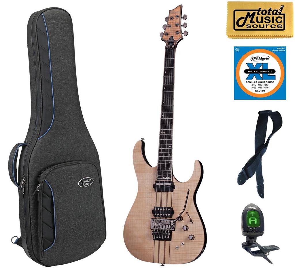 Schecter Banshee Elite-6 FR S Guitar, Voyager Bundle, 1251 RB PK