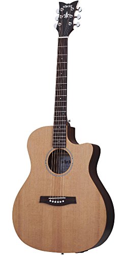 Schecter 3715 Acoustic Guitar, Natural Satin