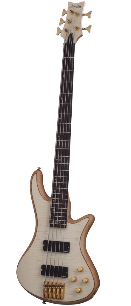 Schecter 2541 Stiletto Custom-5 Electric Bass (5 String, Natural Satin)