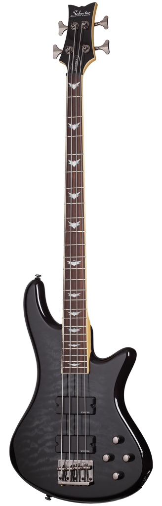Schecter Stiletto Extreme-4 Bass Guitar (4 String, See-Thru Black), 2503