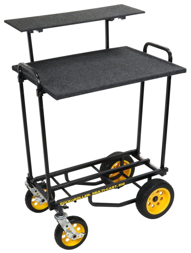 RocknRoller RSHM2T Multi-Media 2-Tier Shelf for Multi Cart