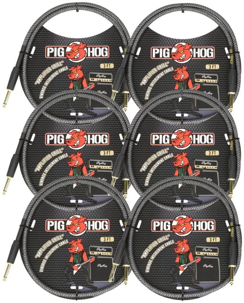 6 Pack Pig Hog Patch Cable 