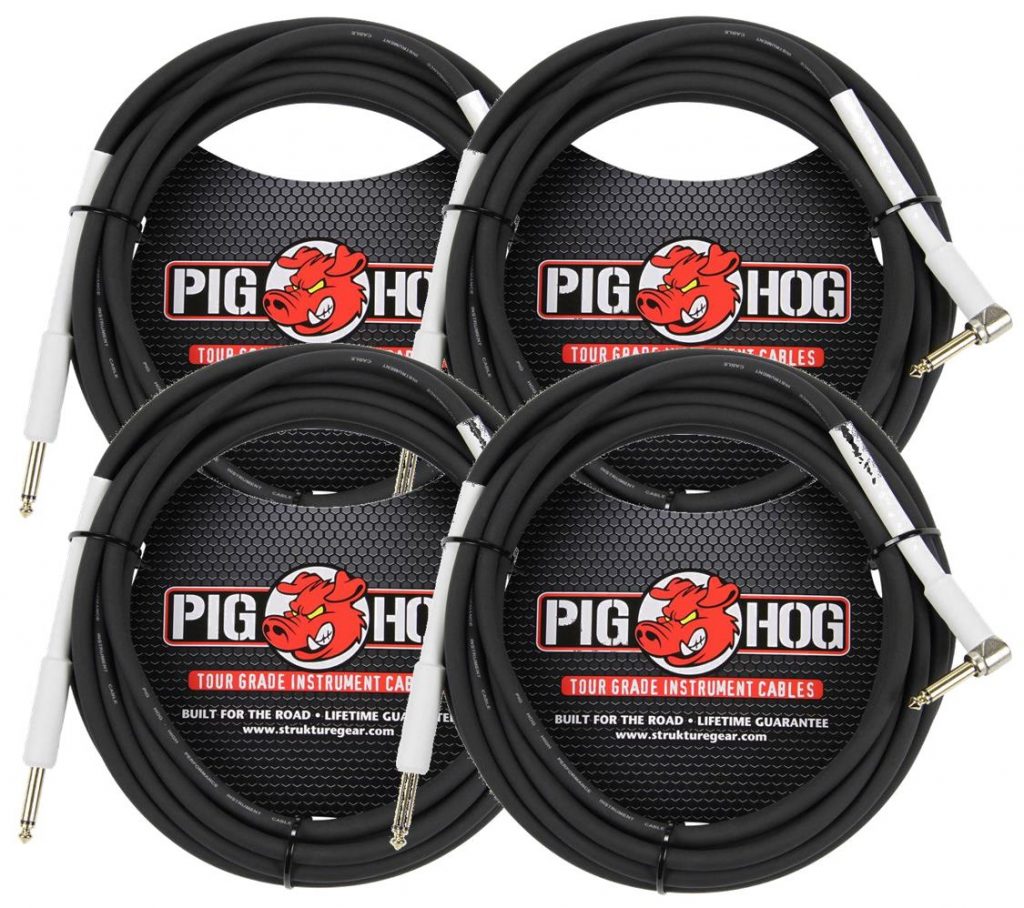 4 Pack 18.6' STR-R/A Instrument Cable, PH186R-4