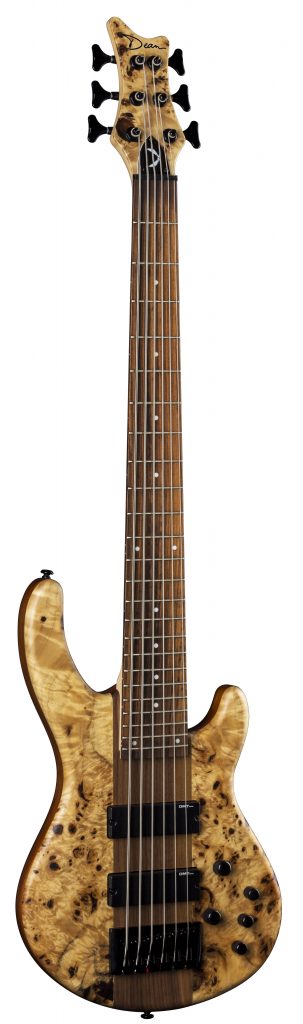 Dean Edge Select 6-String Bass, Burled Poplar, E6 SEL BRL