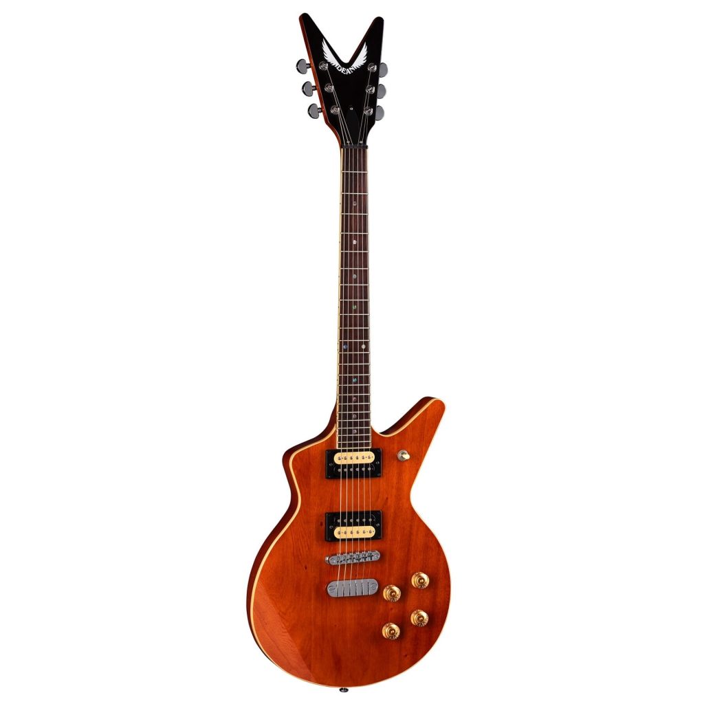 Dean Cadillac 1980 Gloss Natural Mahogany Guitar, CADI 1980 MAH