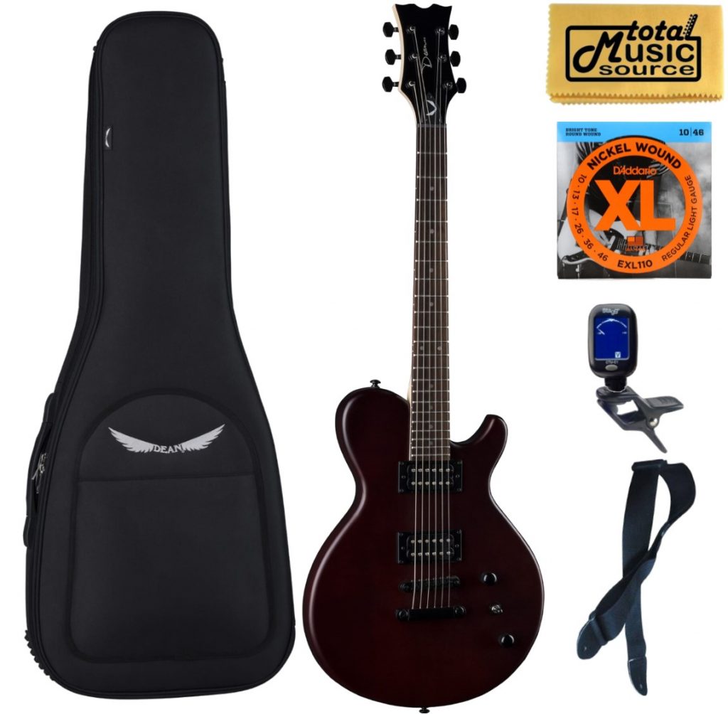 Dean EVO XM SN Solid Body Electric Guitar w/ Dual Humbuckers, Bag Bundle