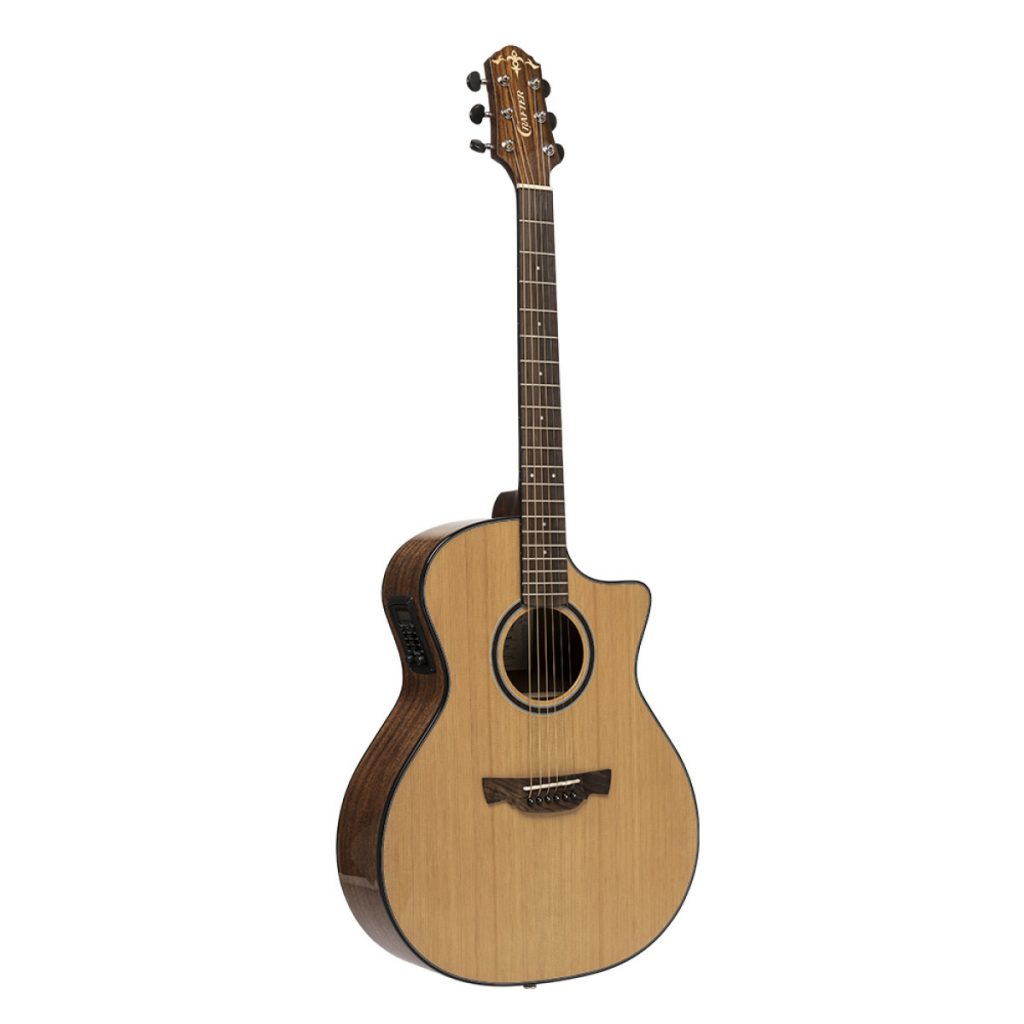 Crafter Able Grand Auditorium A/E Cutaway Guitar, Solid Cedar Top, ABLE G630CE N