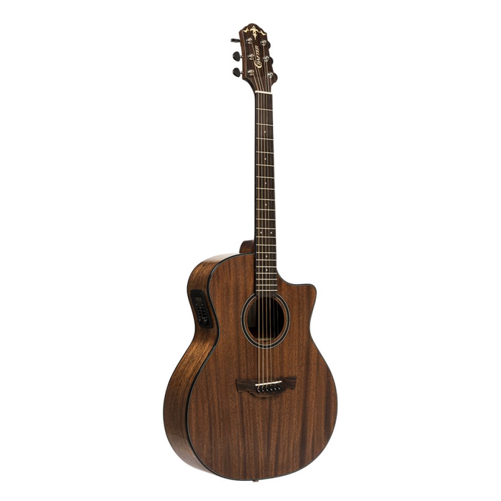 Crafter Able Grand Auditorium A/E Cutaway Guitar, Solid Mahogany Top, ABLE G635CE N