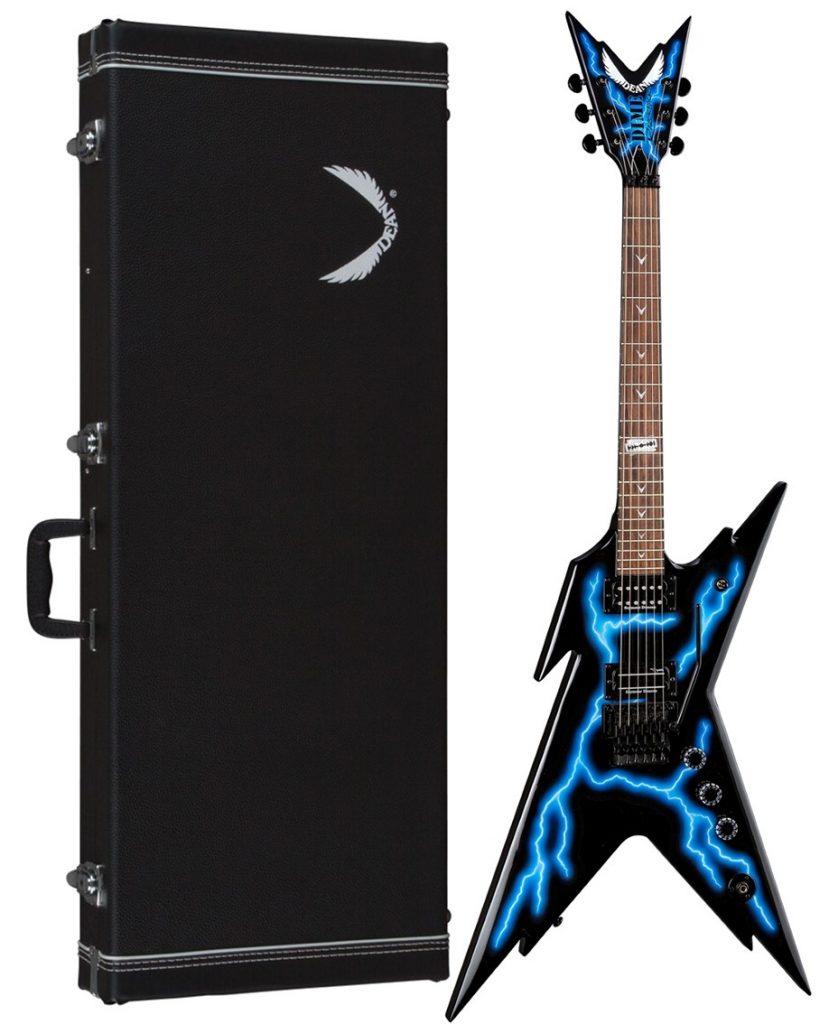 Dean Razorback Lightning Electric Guitar, Mahogany Body, RZR LTNG