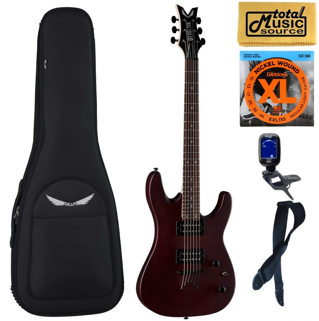 Dean Vendetta XM Electric Guitar - Natural, Bag Bundle