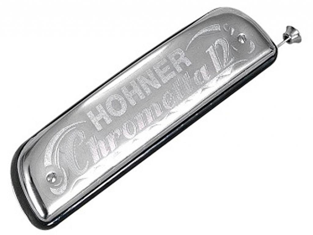 HOHNER 255/48 Chrometta 12 Harmonica, Key of G, Case Included, 255-G