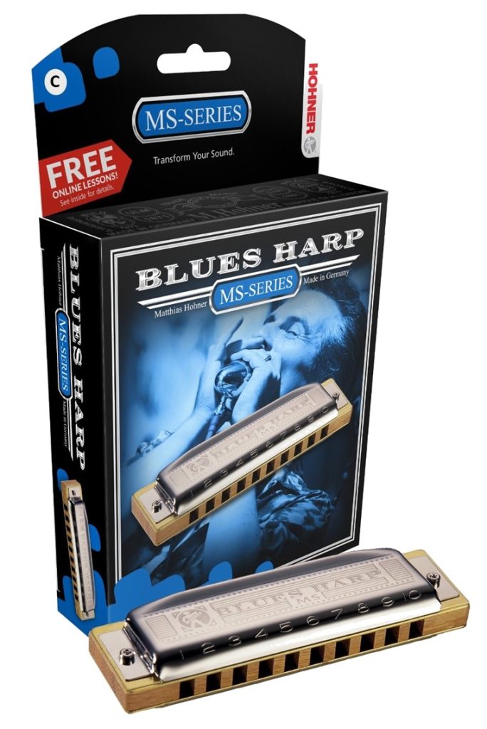 Hohner Blues Harp Harmonica - Key of C, 532BX-C