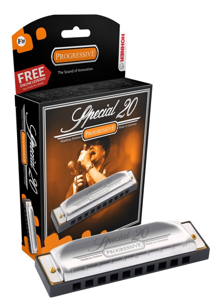 Hohner 560 Special 20 Harmonica - Key of F Sharp, 560BX-F#
