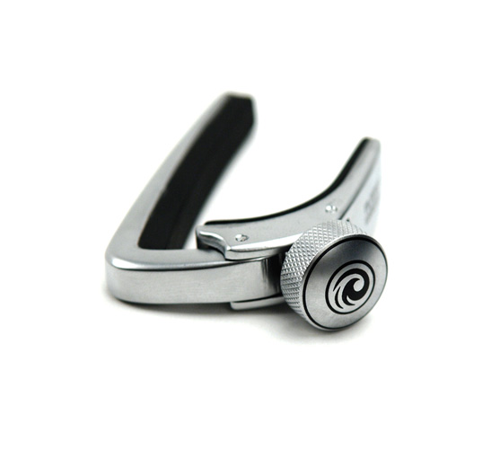 Planet Waves NS Capo Pro for Acoustic & Electric Guitars, Silver, PW-CP-02S