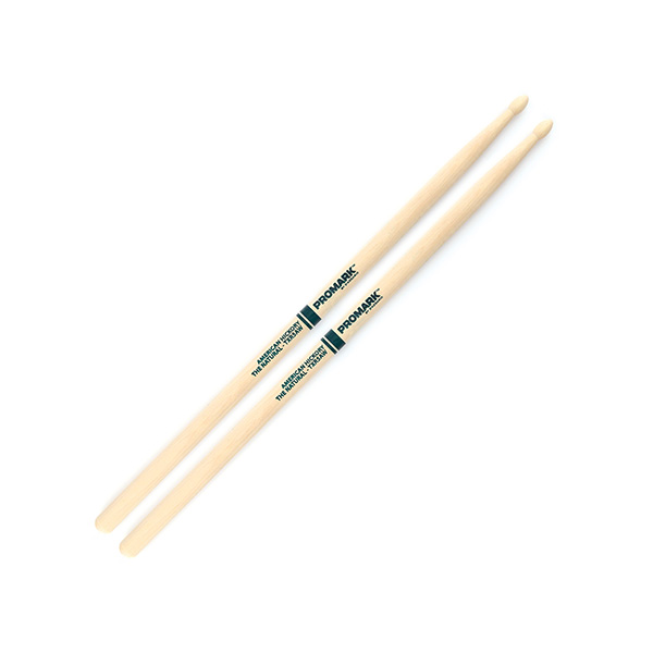 Promark TXR5AW American Hickory Natural Wood Tip, Single Pair, Unlacquered