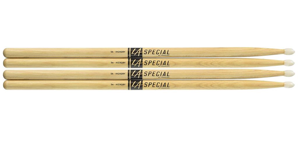 2 PACK Promark LA Special 5A Nylon Tip Drumstick, LA5AN-2