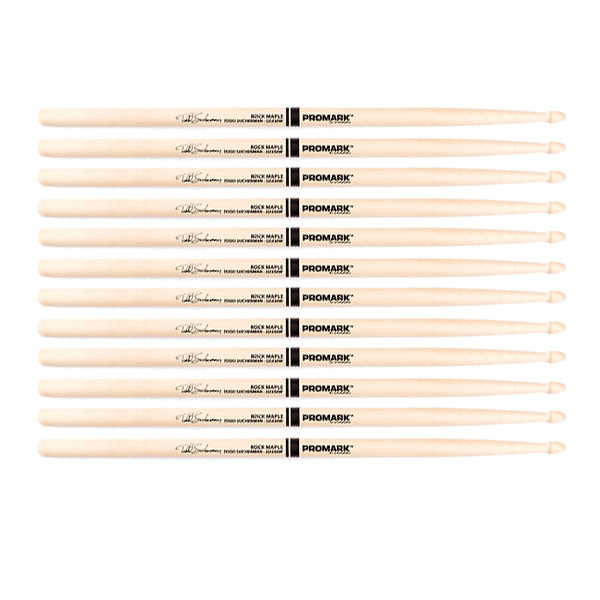 6 PACK Promark SD330W American Maple Todd Sucherman Autograph Series Wood Tip, SD330W-6