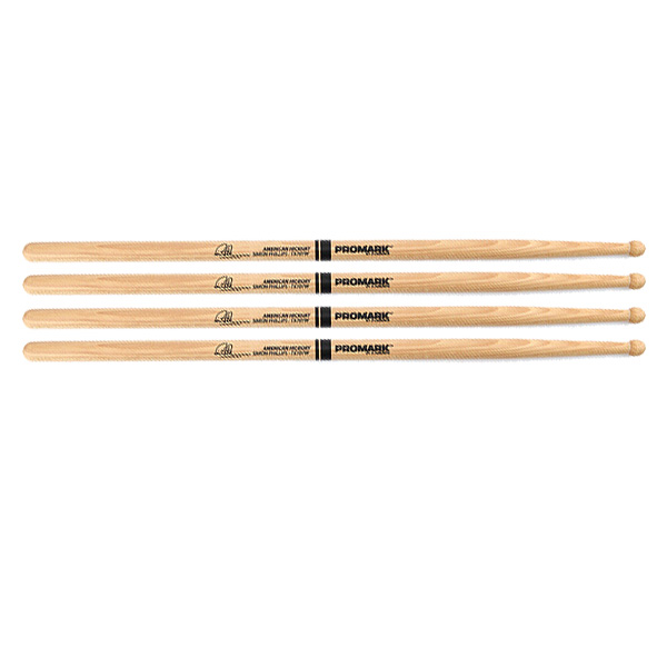 2 PACK Promark TX707W American Hickory Simon Phillips Autograph Series Wood Tip TX707W-2
