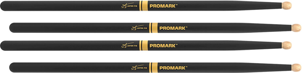 2 PACK ProMark Anton Fig ActiveGrip Hickory Round Wood Tip TXAFW-AG
