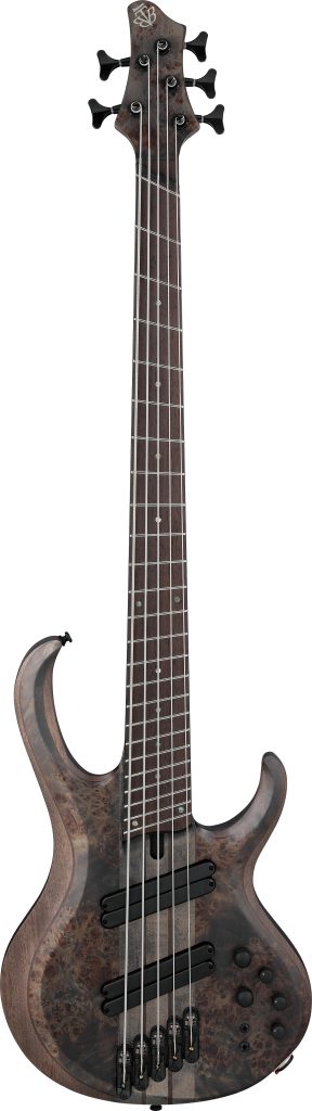 Ibanez BTB805MS 5-string Bass Guitar - Transparent Gray Flat