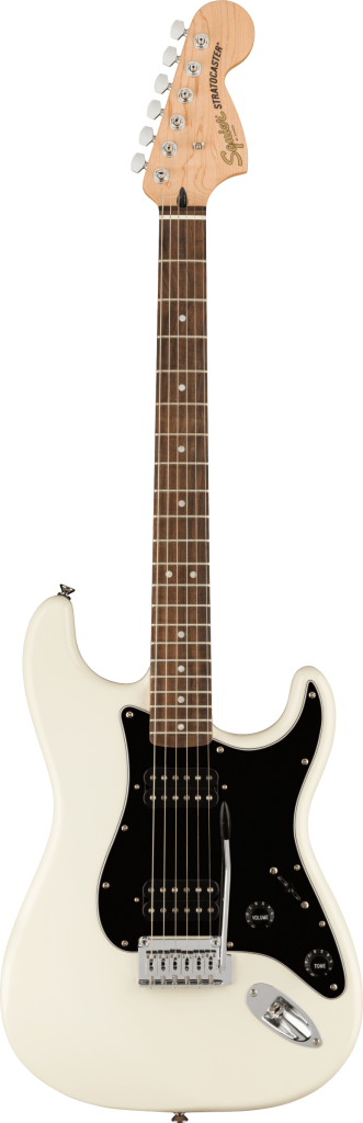 Squier Affinity Series Stratocaster Electric Guitar - Olympic White with Laurel Fingerboard