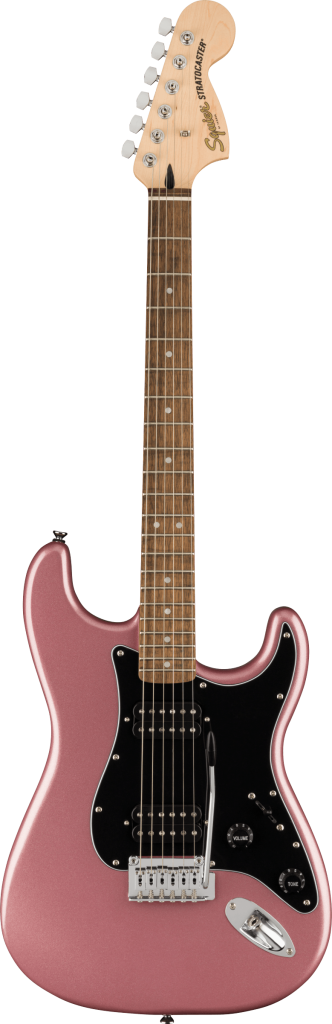 Squier Affinity Series Stratocaster Electric Guitar - Burgundy Mist with Laurel Fingerboard