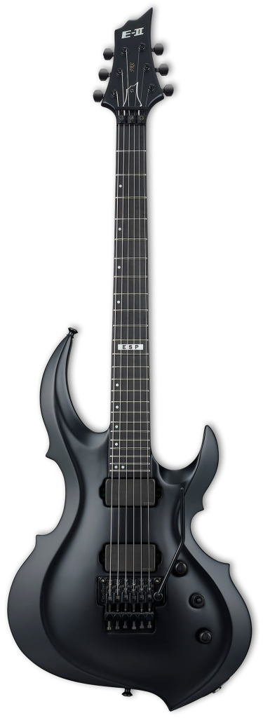 ESP E-II FRX Electric Guitar - Black Satin