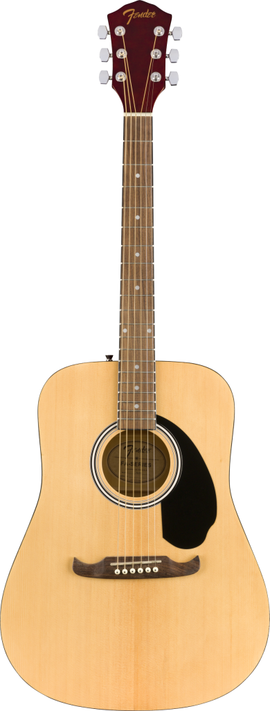 Fender FA-125 Dreadnought Acoustic Guitar w/ Bag, Walnut Fingerboard, Natural