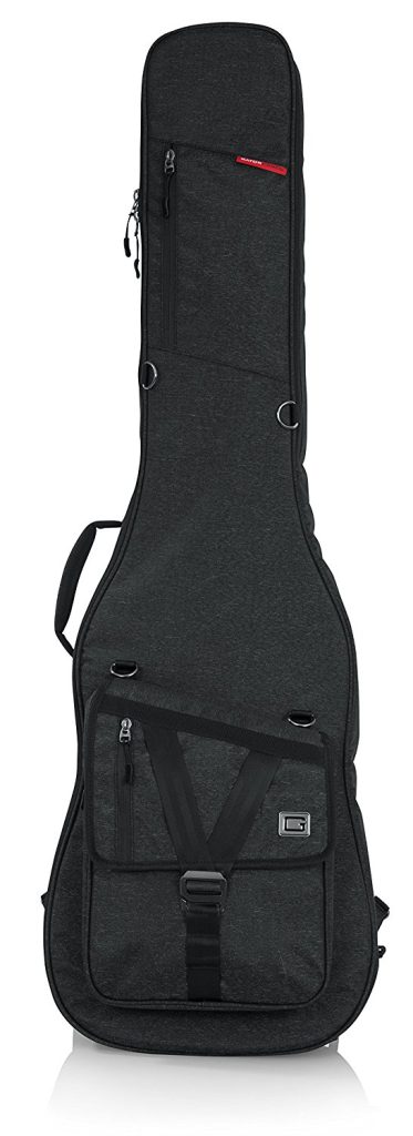 Gator Cases Transit Series Bass Guitar Gig Bag; Black Exterior