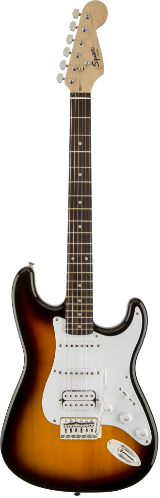 Squier Bullet Stratocaster Electric Guitar w/ Trem HSS - Brown Sunburst