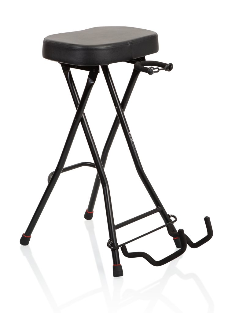 Gator Frameworks GFW-GTRSTOOL Guitar Stool with Integrated Guitar Stand