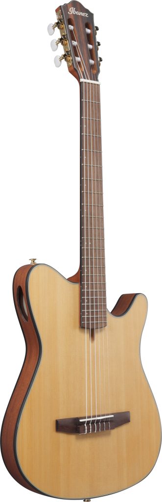 Ibanez FRH10NNTF Thinline Nylon Acoustic-electric Guitar - Natural
