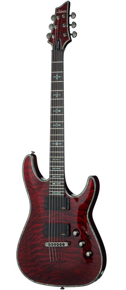 Schecter Hellraiser C-1  Electric Guitar, Black Cherry, 1788