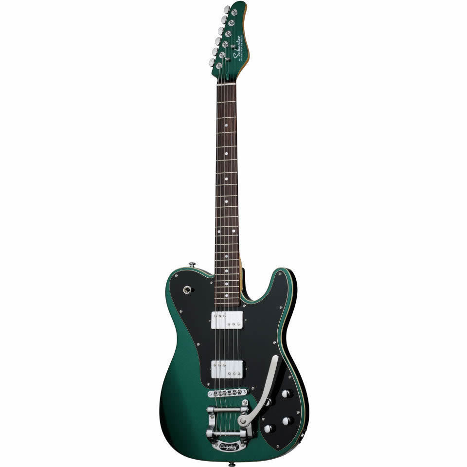 Schecter PT Fastback IIB Electric Guitar, Dark Emerald Green, 2210