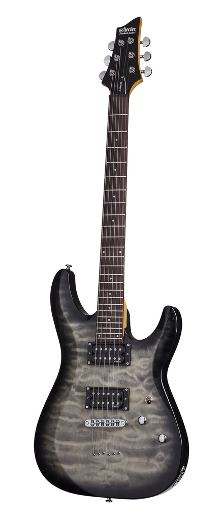 Schecter C-6 Plus Solid-Body Electric Guitar, CB, 446