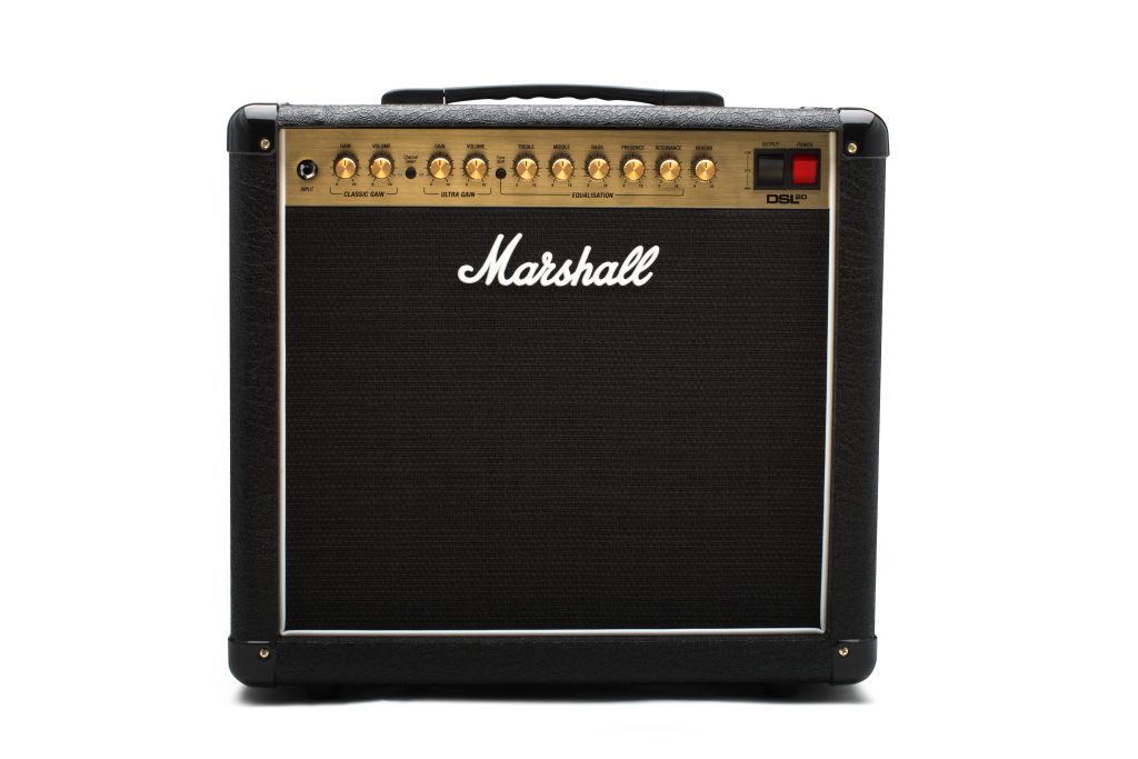 Marshall DSL Series 20 Watt Guitar Combo Amp, Reverb, DSL20CR