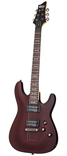 Schecter OMEN-6 6-String Electric Guitar, Walnut Satin, 2062