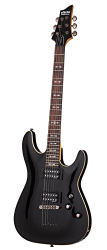 Schecter OMEN-6 6-String Electric Guitar, Gloss Black, 2060