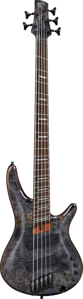 Ibanez SRMS805 5-String Electric Bass Guitar (Deep Twilight)