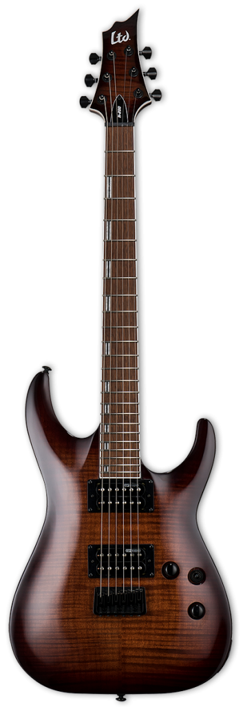 ESP LTD H-200FM Electric Guitar (Dark Brown Sunburst)